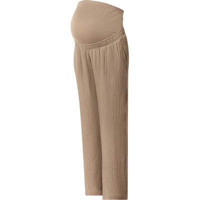 esmara dámské těhotenské mušelínové kalhoty s BIO bavlnou béžová – Zboží Mobilmania
