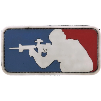 Gumová nášivka 101 Inc Major League Sniper - barevná