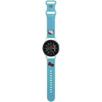 Hello Kitty Универсална каишка за часовници Hello Kitty Silicone Kitty Head 22mm, синя (3666339212018)
