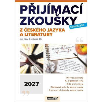 Přijímací zkoušky nanečisto z českého jazyka a literatury 2027