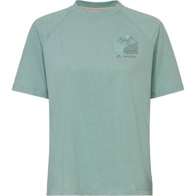 Vaude Дамска фланелка с къс ръкав за колоездене Vaude Women's Cyclist Casual Shirt T-shirt - Dusty Fern - размер 38 (EU) (916-4354-0412)