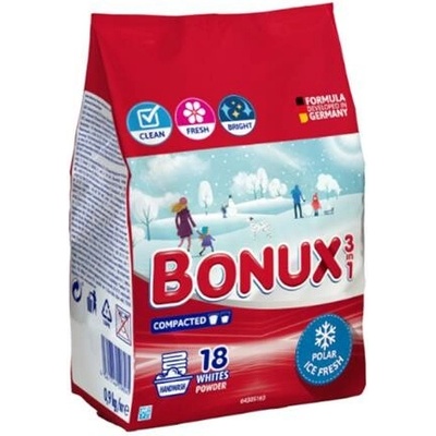 Bonux White Polar Ice Fresh 3v1 prací prášek na bílé prádlo 36 PD 2,34 kg