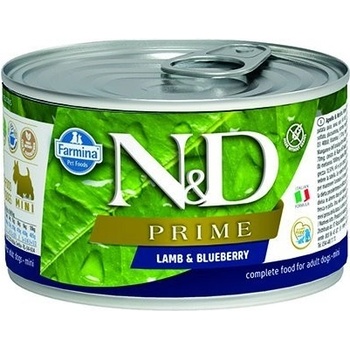 N&D DOG Prime Adult Lamb & Blueberry Mini 140 g