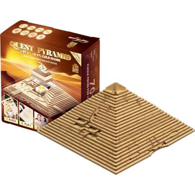 EscapeWelt 3D drevená skladačka hlavolamu Pyramída