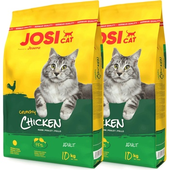 JosiCat Crunchy Poultry 2 x 10 kg