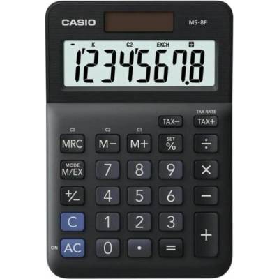 CASIO Kalkulačka, stolní, 8 místný displej, "MS-8 F", černá