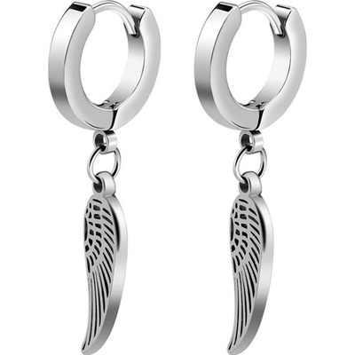 Steel Edge náušnice z chirurgickej ocele krúžky WJHE123 Steel