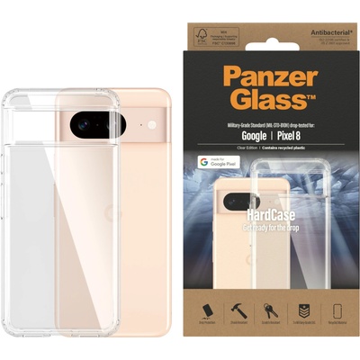 Panzer Гръб PanzerGlass Hard Case за Google Pixel 8 , Antibacterial - Прозрачен