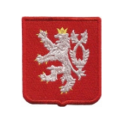 Nášivka znak Čechy 6x6,8 cm - farebná