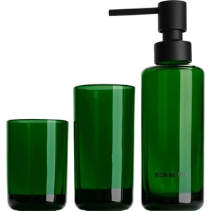 DECOR WALTHER Дозатор за сапун Pop Up с чаши зелен 3 части (0940065)