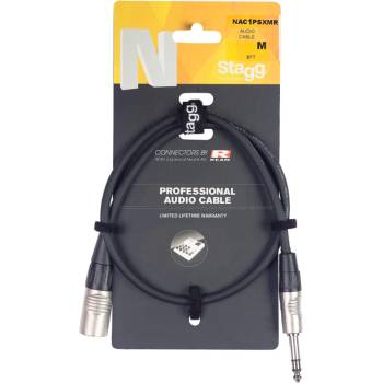 Image 1 of Stagg Аудио кабел м. канон-стерео жак nac1psxmr 1 метър