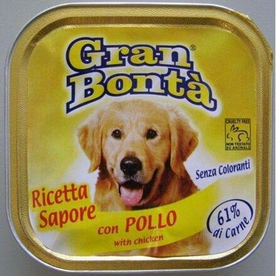 Gran Bonta Adult Dog kuřecí 6 x 150 g
