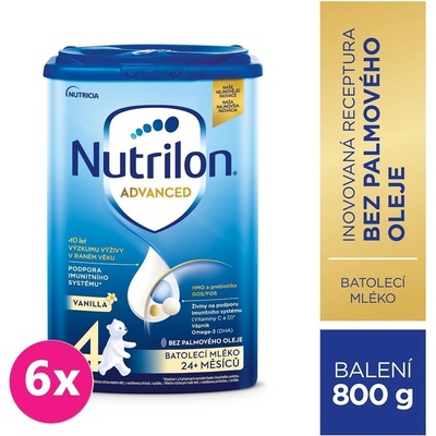 Nutrilon 4 Advanced Vanilka 6 x 800 g