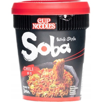 Nissin Soba nudle Chili 92 g