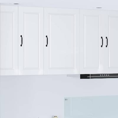 vidaXL Стенен шкаф PORTO Лъскаво бяло 50 x 31 x 80 см Инженерно дърво (885389)