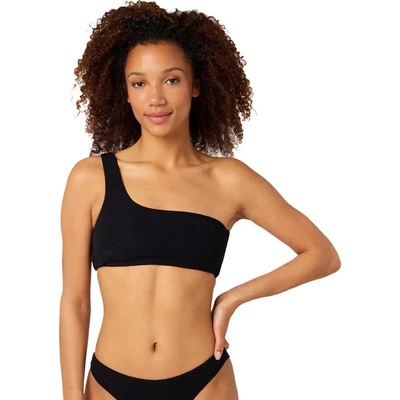 Rip Curl Custom Rib One Strap bikini top - Black (Black)
