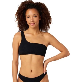 Rip Curl Custom Rib One Strap bikini top - Black (Black)