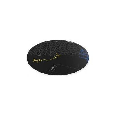 ENDORFY fp110c - floor mat - round - 110 x 110 cm - black