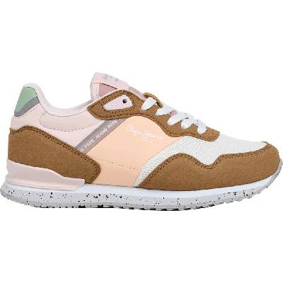Маратонки Pepe jeans London Bubble trainers - Brown / Pink (Tobacco Brown)