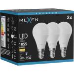 Mexen Nova 3x LED крушка E14, G45, 10W, Топла - 3000K, 1055 lm - L101-E14-1030-01x03 (L101-E14-1030-01x03)