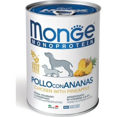 Monge Adult Dog Fruit Monoprotein kuracie mäso s ananásom 400 g