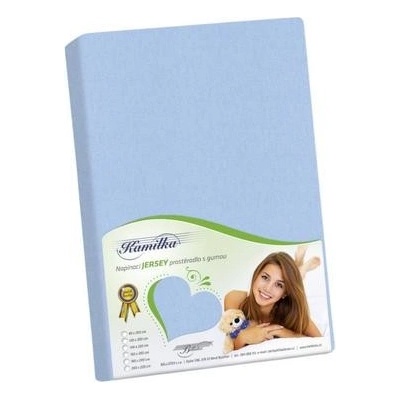 Bellatex jersey plachta svetlo modrá 90x200