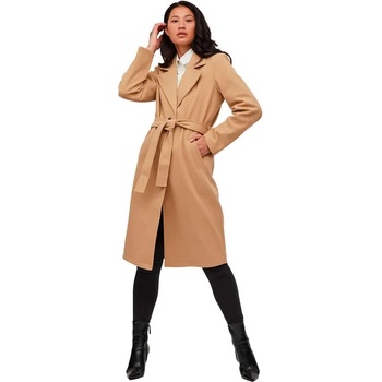 VILA Палто Vila Poko coat - Brown (Sesame)