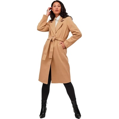 VILA Палто Vila Poko coat - Brown (Sesame)