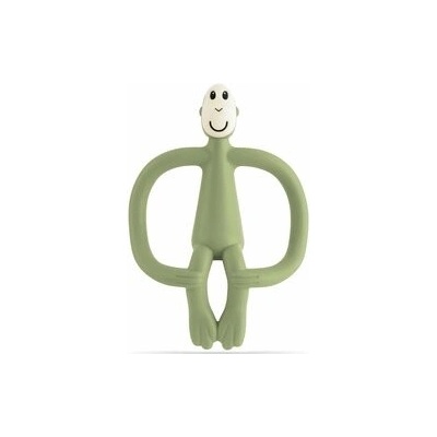 Matchstick Monkey hryzadlo a zubná kefka olive