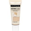 Maybelline Affinitone Mineral tekutý make-up 3 Light Sand Beige 30 ml
