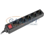 Commel 5 Plug 3 m Switch (232-525)