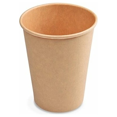 Papierový pohár kraft priemer 90 mm, objem 420 ml, WMX 76442 PAK