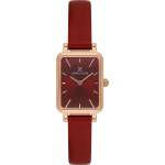 Daniel Klein DK. 1.13776-6 - Дамски, Кварц, 20x33mm, Червена кожа, 3 ATM - Premium Часовници