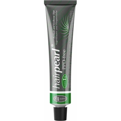 HairPearl Cream Eyelash Eyebrow and Beard Color PPD Free farby na riasy obočie aj bradu bez obsahu PPD 1.1 grafitovo šedá 20 ml