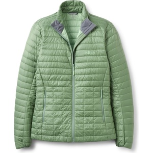 Rab Дамско пухено яке Rab Women's Microlighter Jacket Down jacket - Dark Fig Green - размер 44 (EU) (104-6844-0215)
