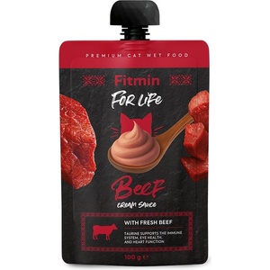 Dibaq Fitmin For Life Cream sauce кремообразно телешко пауче за котки 100 g