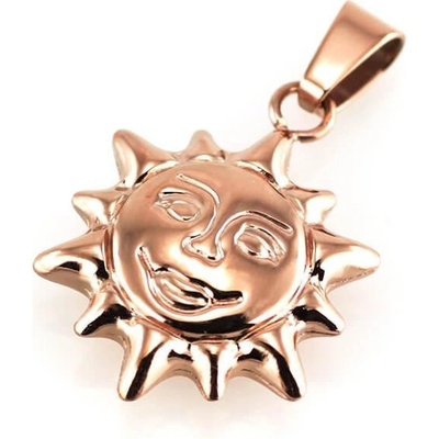 MPM Přívěsek z chirurgické oceli Pendant 7537 Rose Gold SUN