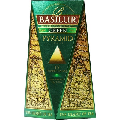 Basilur pyramid Green 15 x 2 g