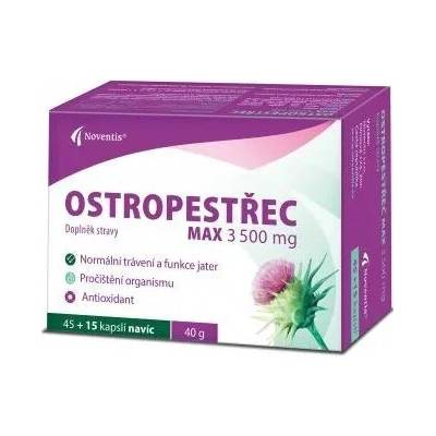Ostropestřec Max Noventis 60 kapslí 175mg – Hledejceny.cz