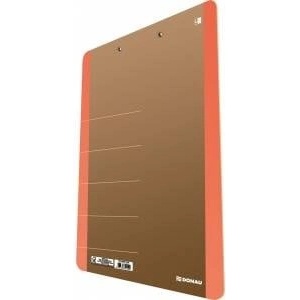 DONAU Clipboard with clip A4 orange DONAU