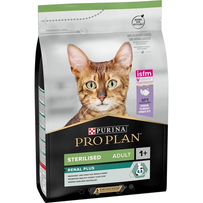 PURINA PRO PLAN Sterilised Adult Renal Plus Turkey - Výhodné balení 2 x 3 kg