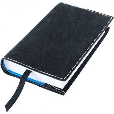 Kožený obal na knihu černý