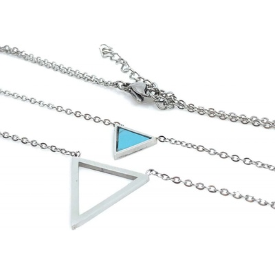 Jan Kos jewellery Řetízek s přívěskem z oceli 12118076