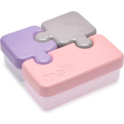 Melii Desiatový box Puzzle Ružový