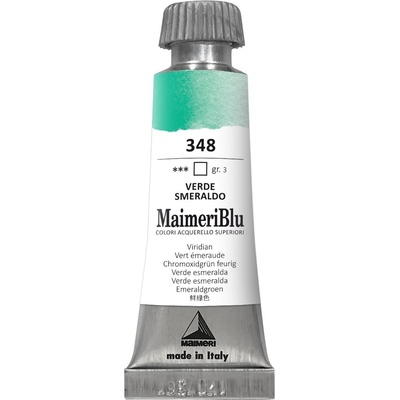 Maimeri Blu Акварелна боя Viridian 348 12 ml 1 бр (M1609348)