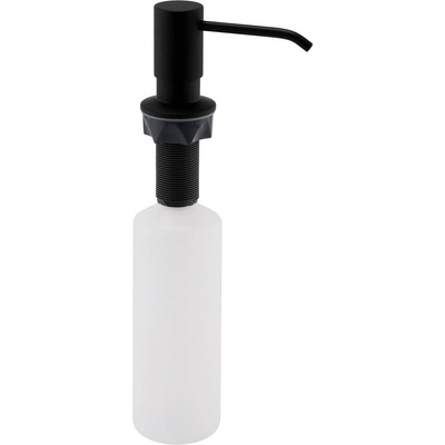 SAPHO Матово черен пластмасов дозатор за сапун за вграждане 350 ml - Sapho (SP023B)