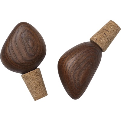 Ferm Living Тапи за вино Cairn тъмнокафяви 2 бр (1104266297)