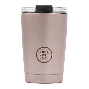 Cool Bottles Metallic Rose termohrnek třívrstvý 330 ml