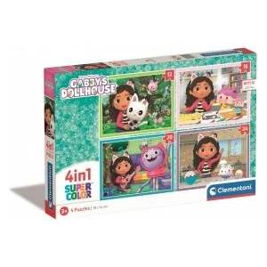 Clementoni Gabbys Dollhouse puzzle 12-16-20-24pcs