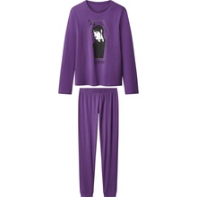 Dívčí pyžamo na Halloween lila fialové